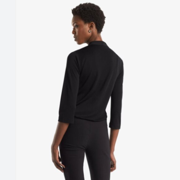 M.M. Lafleur The Deneuve Knit Black Top Size Small - Picture 10 of 11